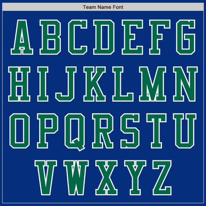 Custom Royal Kelly Green-White Authentic Baseball Jersey - Sky-Custom