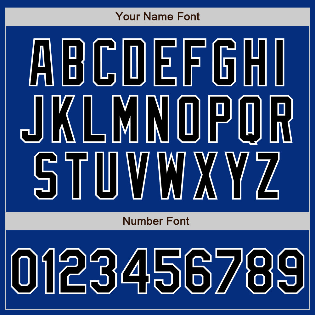 Custom Royal Black-White Authentic Baseball Jersey - Sky-Custom
