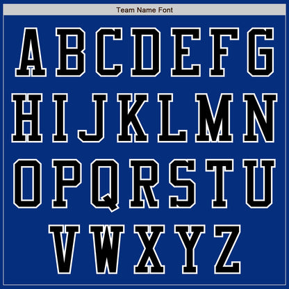 Custom Royal Black-White Authentic Baseball Jersey - Sky-Custom