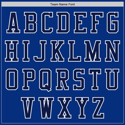 Custom Royal Navy-White Authentic Baseball Jersey - Sky-Custom