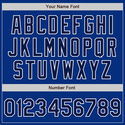 Custom Royal Navy-White Authentic Baseball Jersey - Sky-Custom