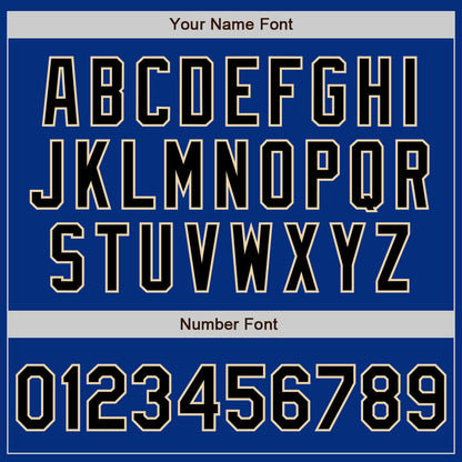 Custom Royal Black-City Cream Authentic Baseball Jersey - Sky-Custom