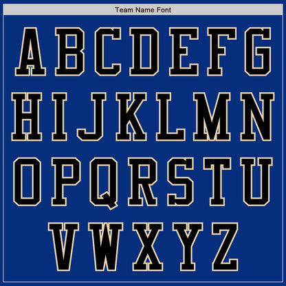Custom Royal Black-City Cream Authentic Baseball Jersey - Sky-Custom