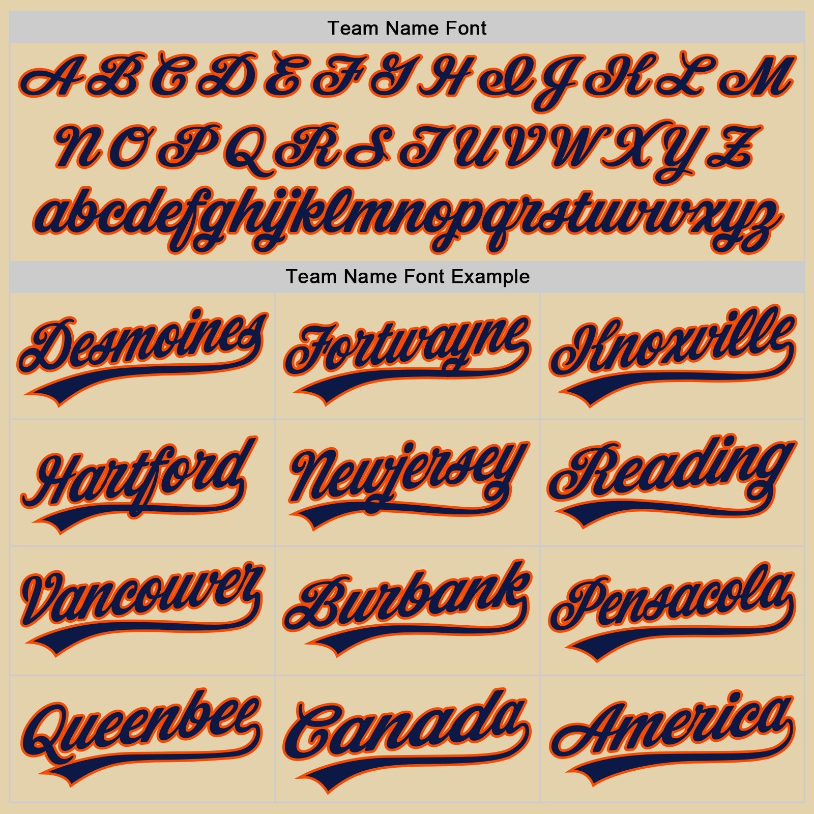 Custom Sand Navy-Orange Authentic Baseball Jersey - Sky-Custom