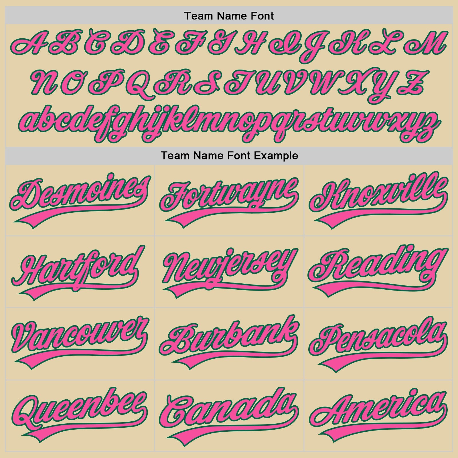 Custom Sand Pink-Kelly Green Authentic Baseball Jersey - Sky-Custom