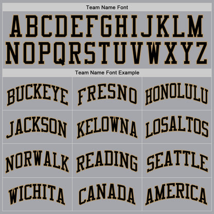 Custom Gray Black-Old Gold Authentic Throwback Basketball Jersey - Sky-Custom