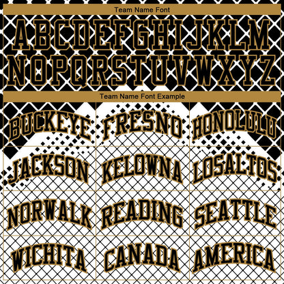 Custom Gray Black-Old Gold Round Neck Sublimation Basketball Suit Jersey - Sky-Custom