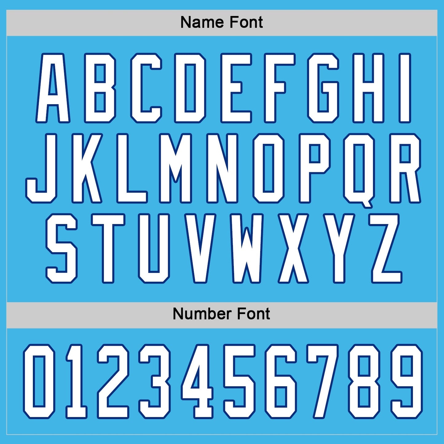 Custom Sky Blue White-Royal Hockey Jersey - Sky-Custom