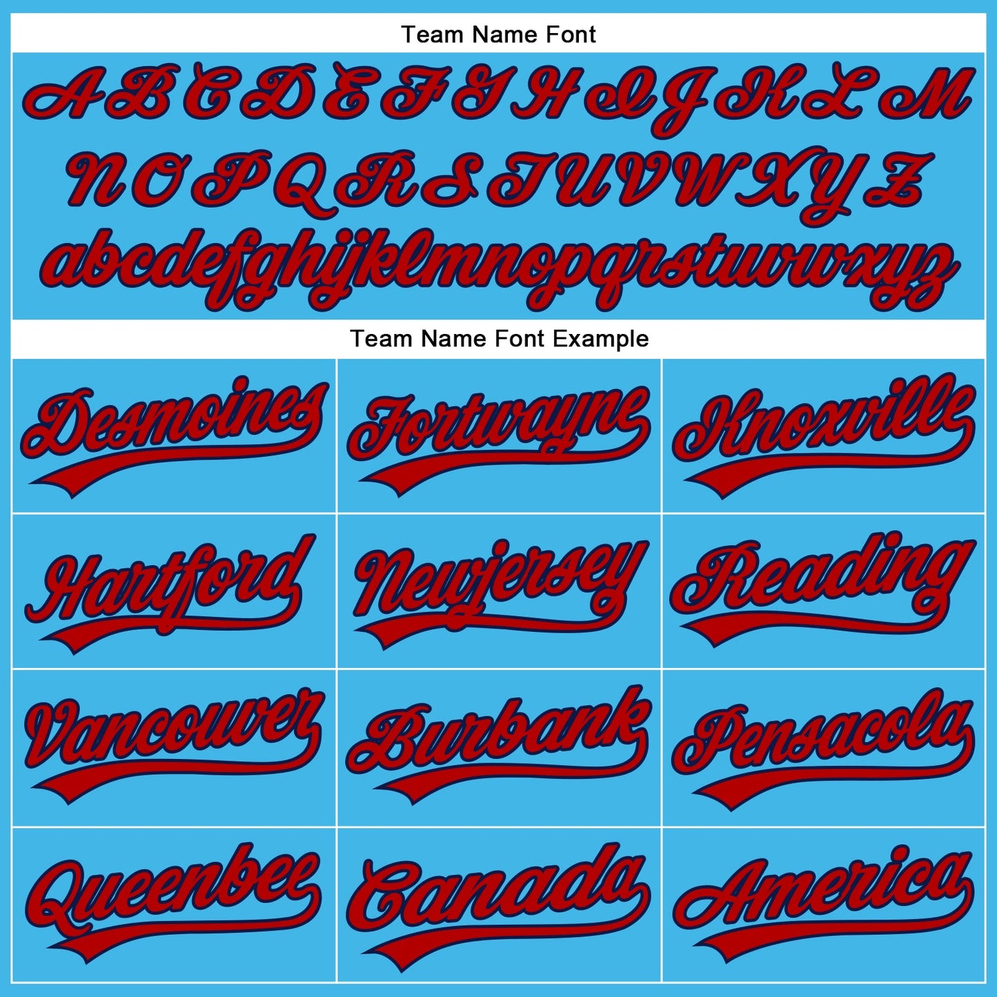 Custom Sky Blue Red-Navy Authentic Baseball Jersey - Sky-Custom