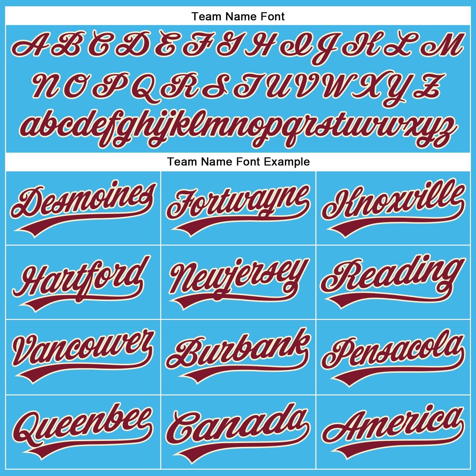 Custom Sky Blue Crimson-Cream Authentic Baseball Jersey - Sky-Custom