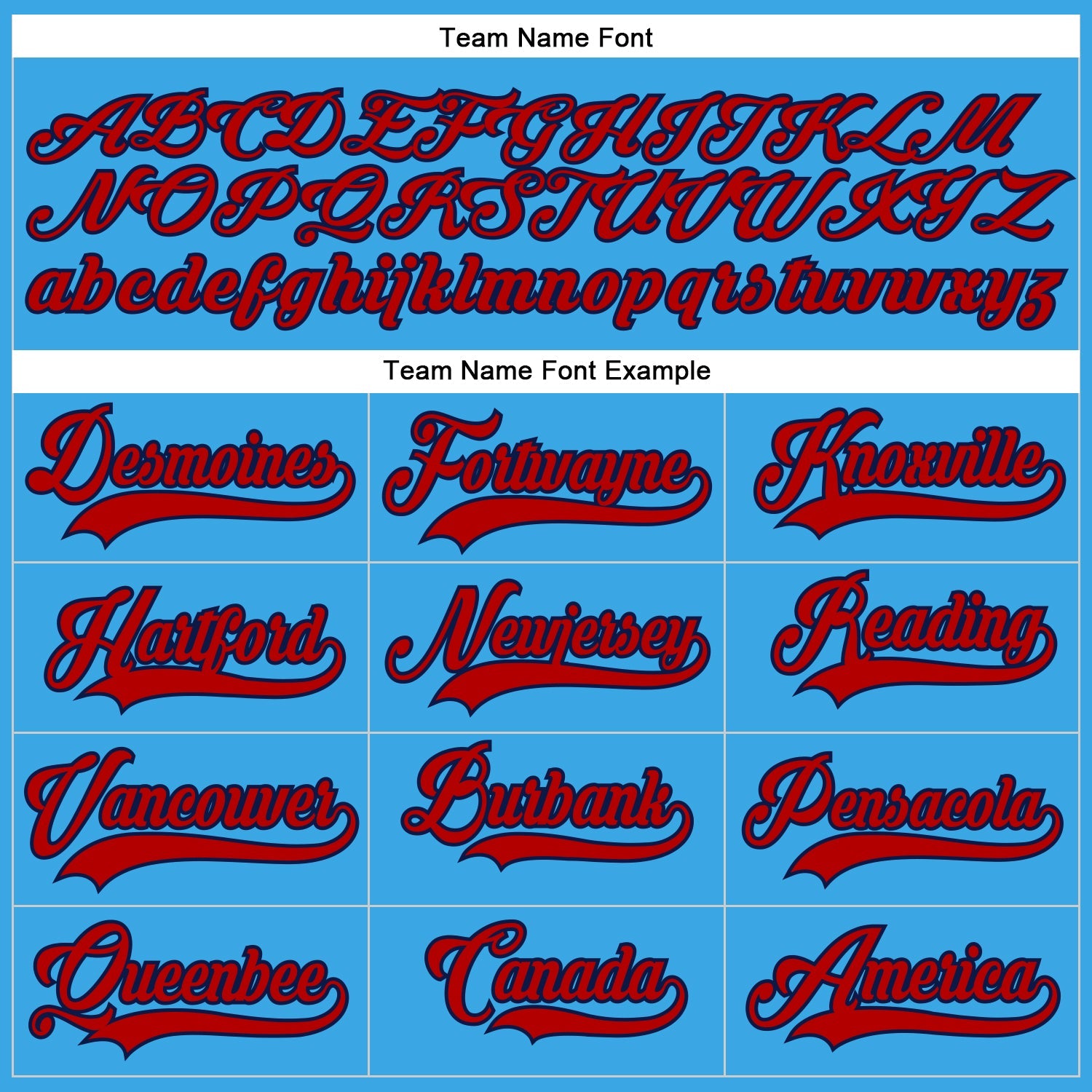 Custom Sky Blue Red-Navy Hockey Lace Neck Jersey - Sky-Custom