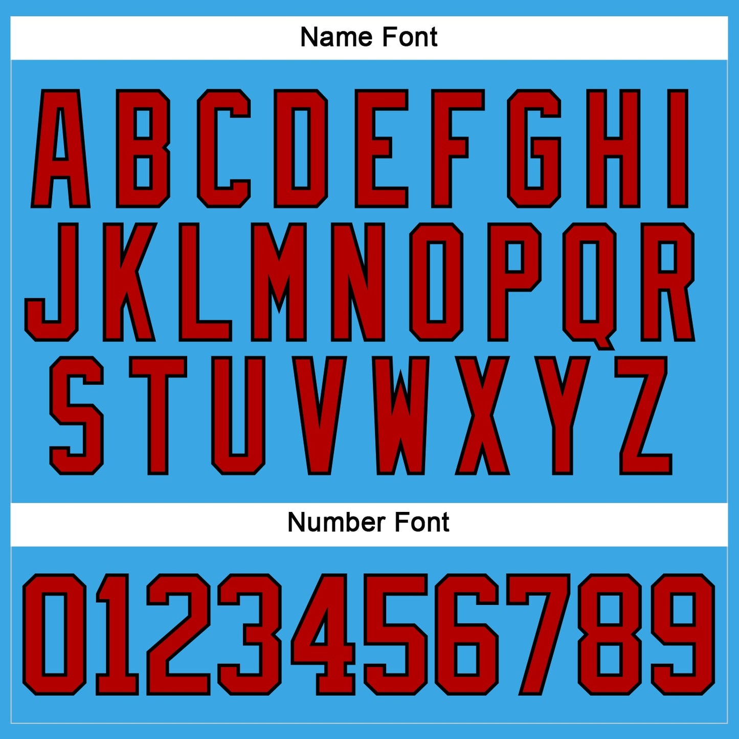 Custom Sky Blue Red-Black Hockey Lace Neck Jersey - Sky-Custom