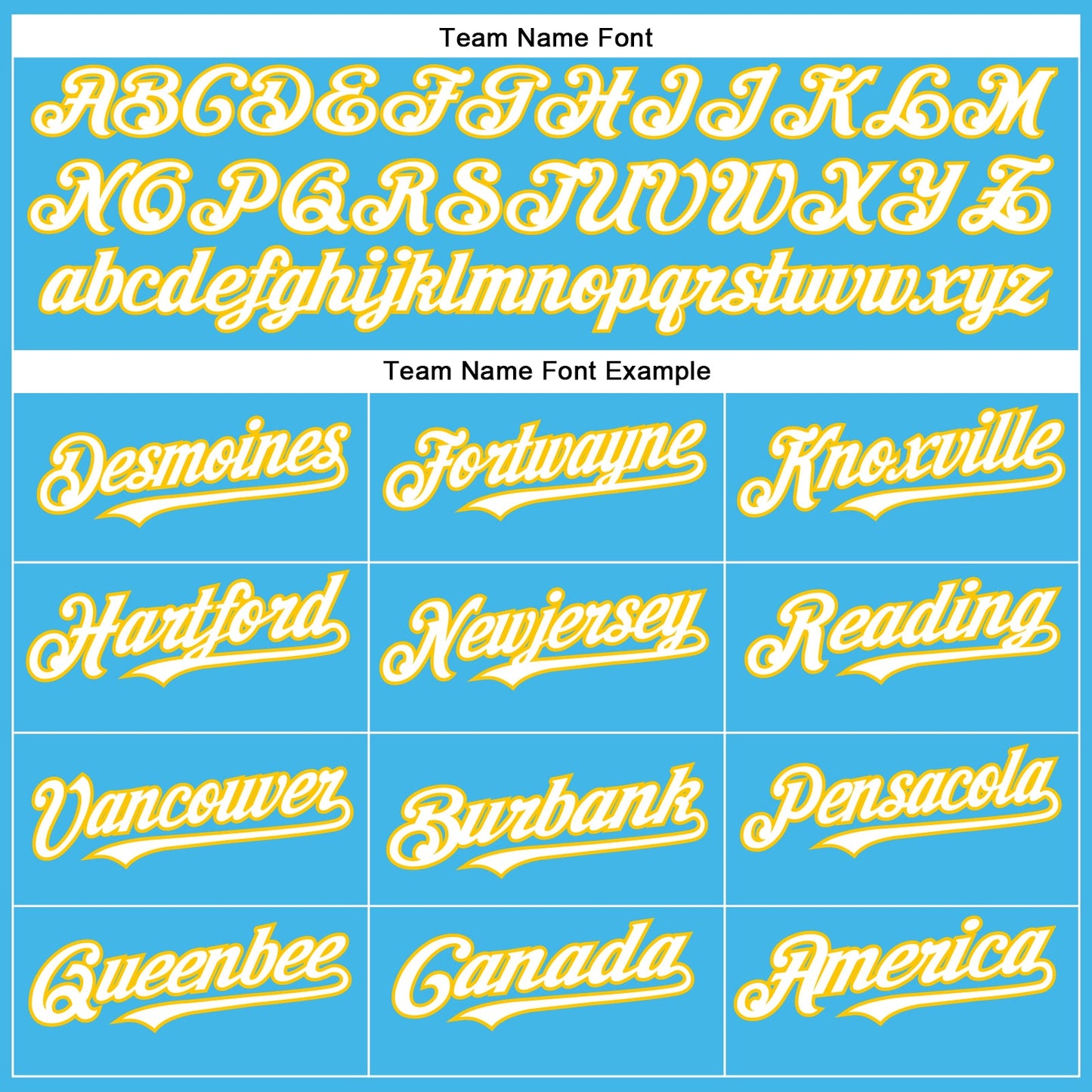 Custom Sky Blue White-Yellow Authentic Baseball Jersey - Sky-Custom