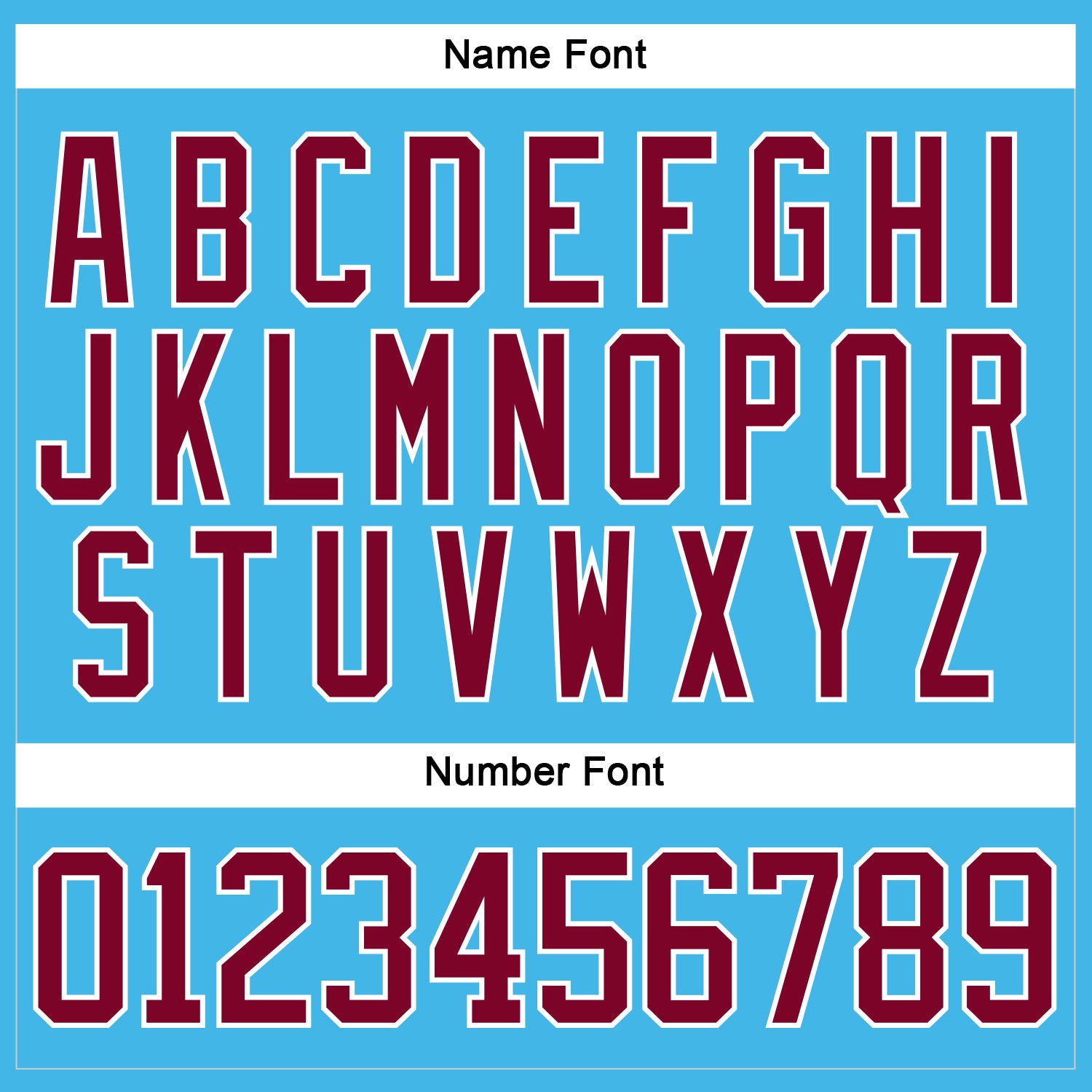 Custom Sky Blue Maroon-White Hockey Lace Neck Jersey - Sky-Custom