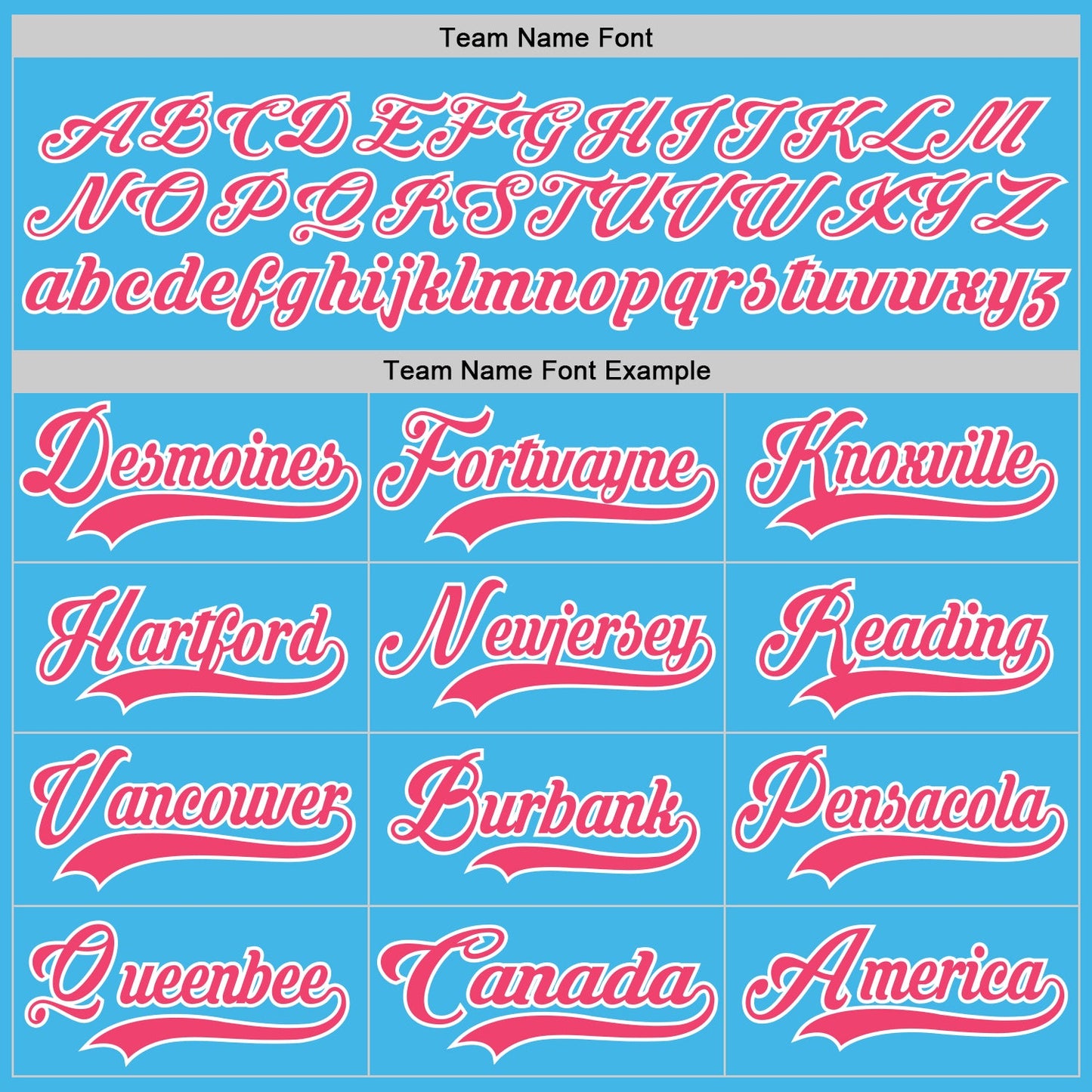 Custom Sky Blue Neon Pink-White Hockey Lace Neck Jersey - Sky-Custom