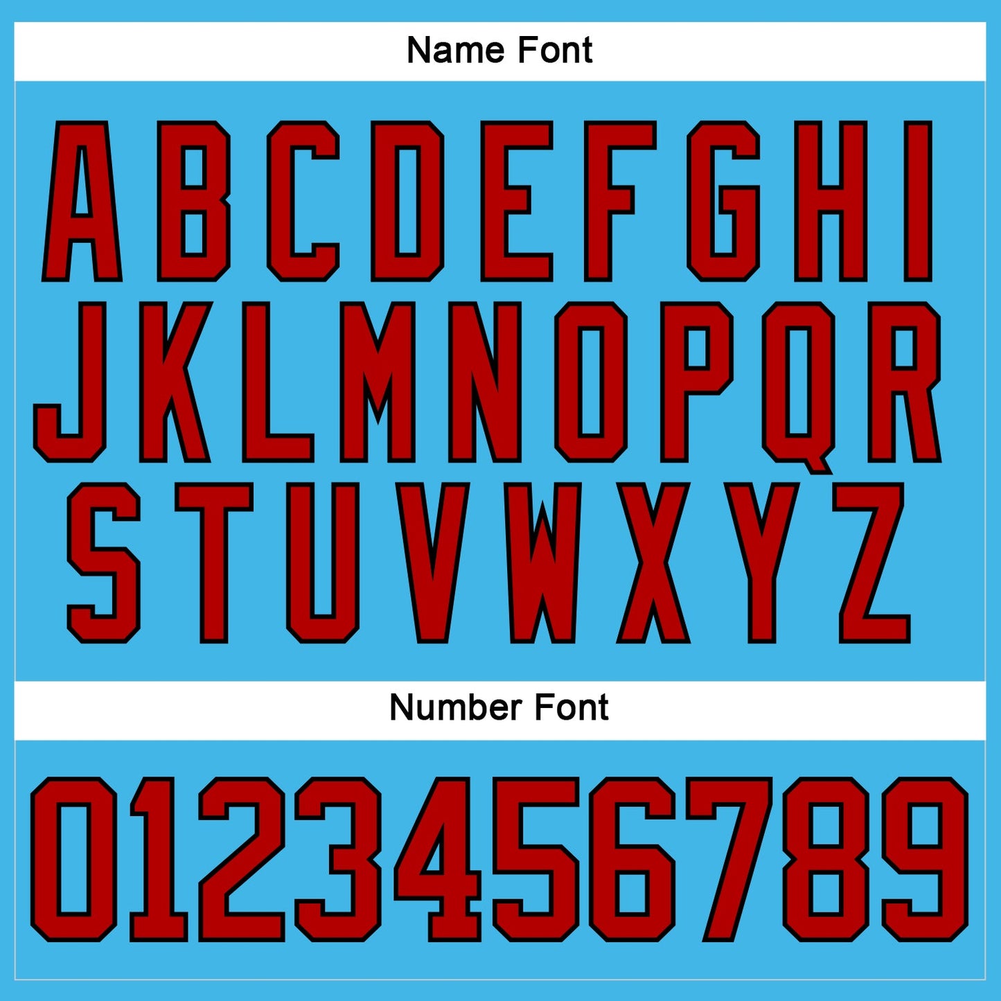 Custom Sky Blue Red-Black Hockey Lace Neck Jersey - Sky-Custom