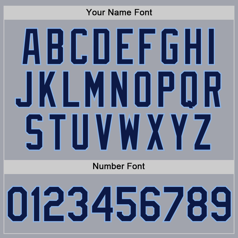 Custom Gray Navy Pinstripe Light Blue Authentic Sleeveless Baseball Jersey - Sky-Custom