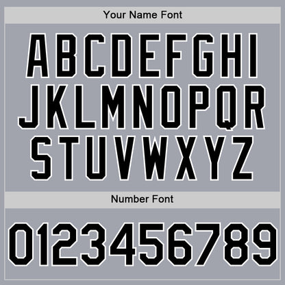 Custom Gray Black-White Authentic Sleeveless Baseball Jersey - Sky-Custom