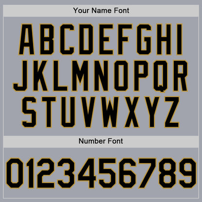 Custom Gray Black-Old Gold Authentic Sleeveless Baseball Jersey - Sky-Custom