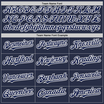 Custom Navy White-Gray Authentic Sleeveless Baseball Jersey - Sky-Custom