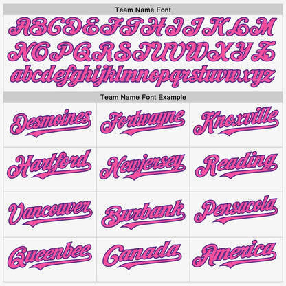 Custom White Purple-Pink Authentic Sleeveless Baseball Jersey - Sky-Custom