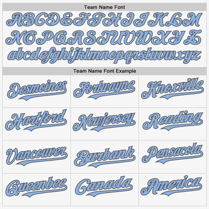 Custom White Light Blue-Steel Gray Authentic Sleeveless Baseball Jersey - Sky-Custom