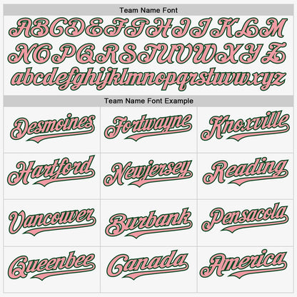 Custom White Medium Pink-Green Authentic Sleeveless Baseball Jersey - Sky-Custom