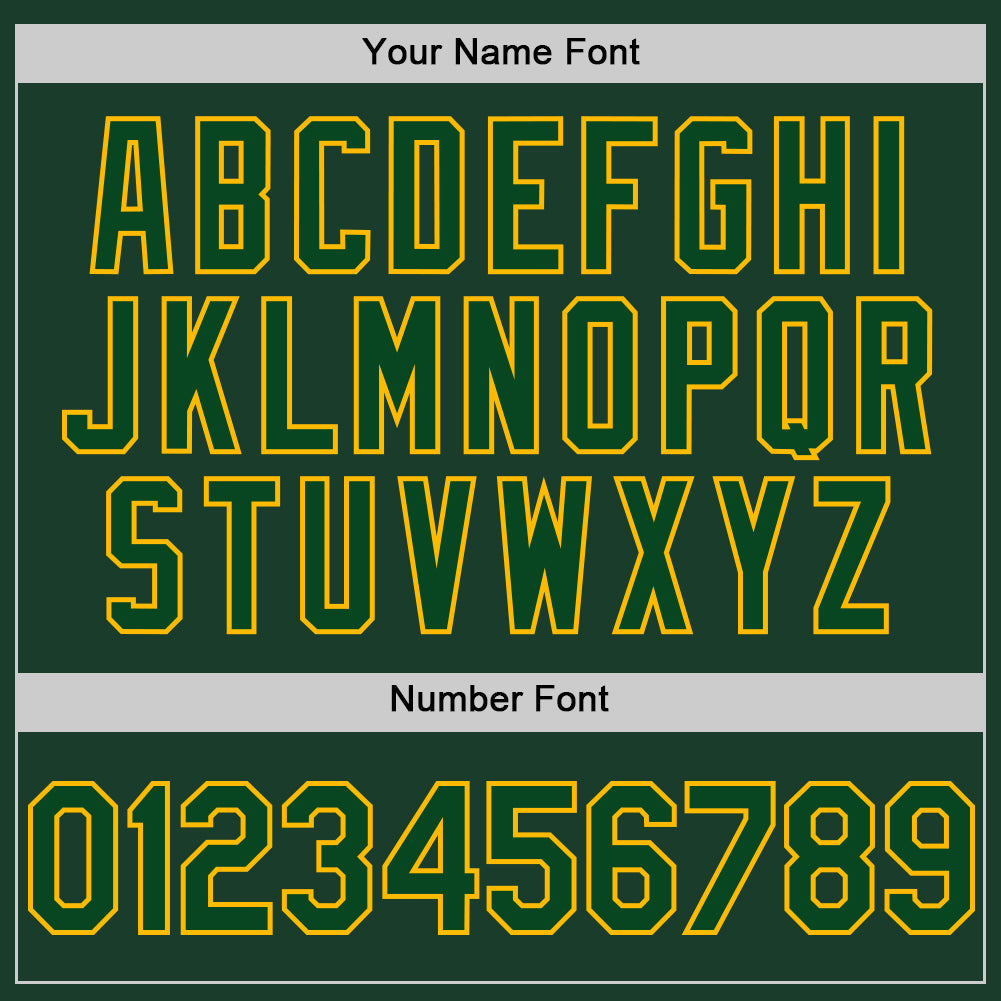 Custom Green Gold Authentic Sleeveless Baseball Jersey - Sky-Custom
