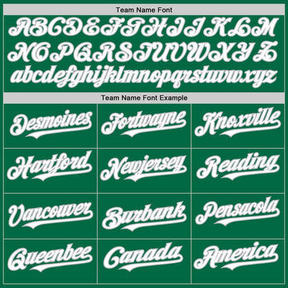 Custom Kelly Green White-Gray Authentic Sleeveless Baseball Jersey - Sky-Custom