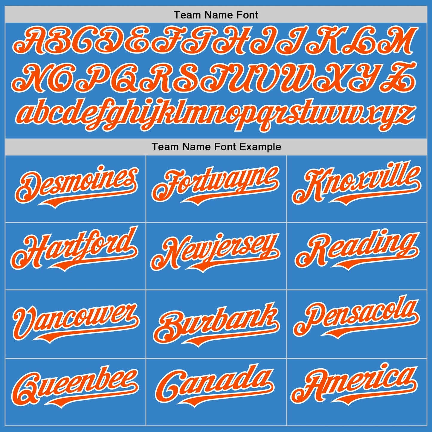 Custom Powder Blue Orange-White Authentic Sleeveless Baseball Jersey - Sky-Custom