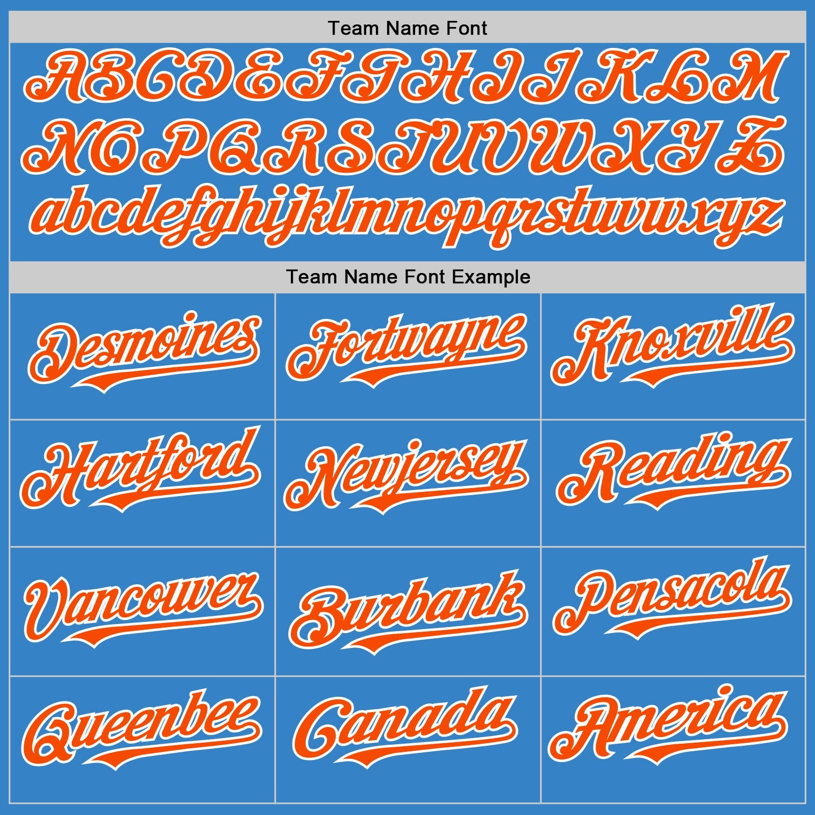 Custom Powder Blue Orange-White Authentic Sleeveless Baseball Jersey - Sky-Custom