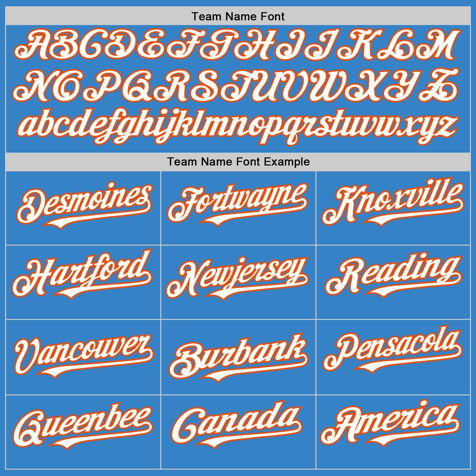 Custom Powder Blue White-Orange Authentic Sleeveless Baseball Jersey - Sky-Custom