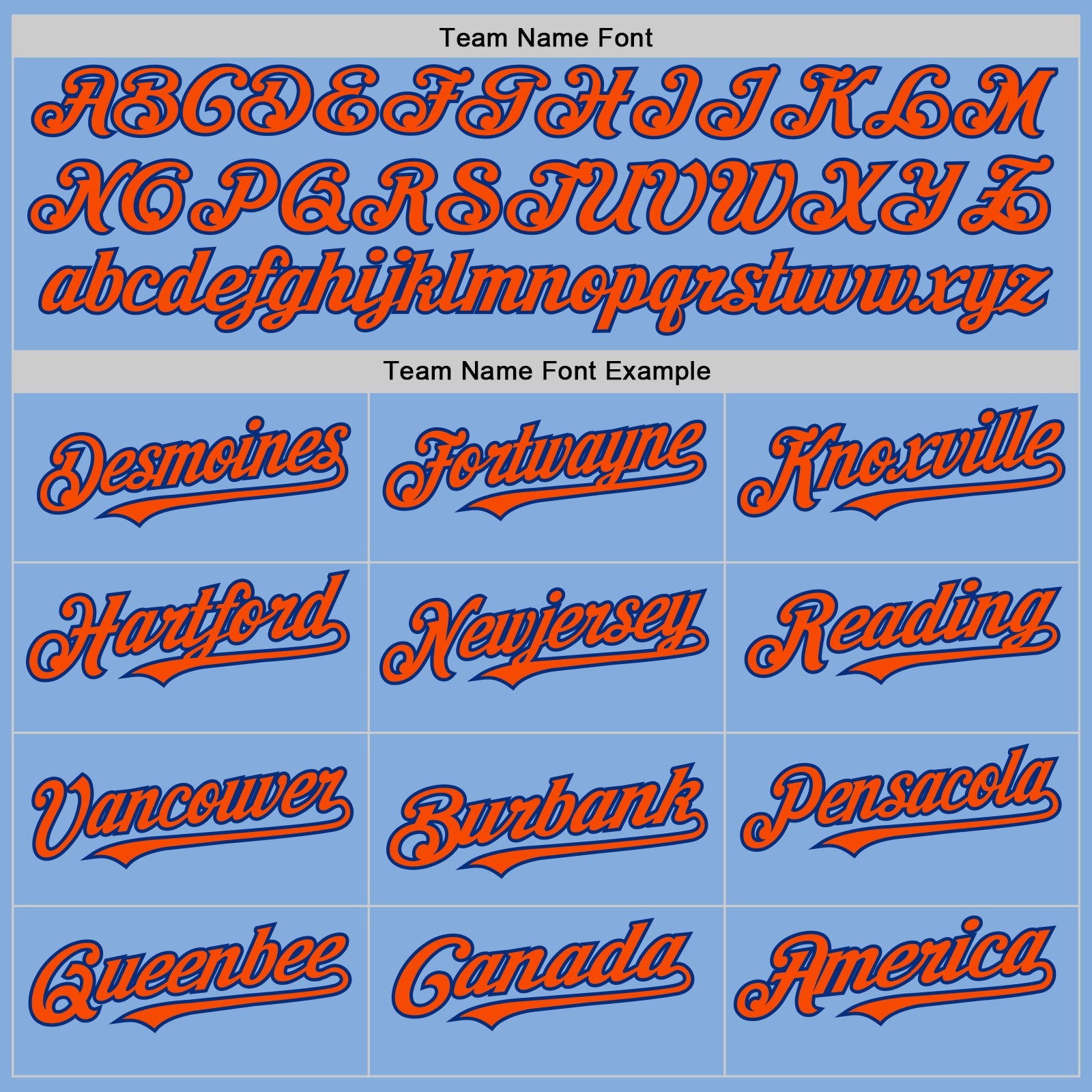 Custom Light Blue Orange-Royal Authentic Sleeveless Baseball Jersey - Sky-Custom