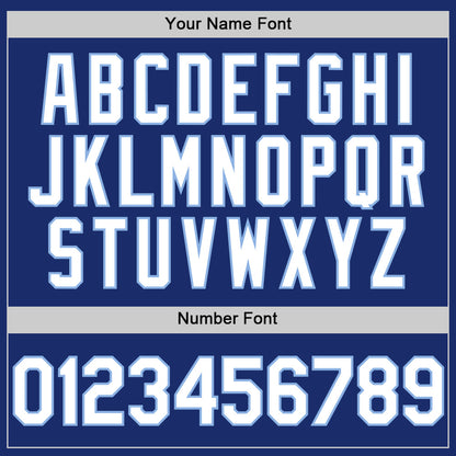 Custom Royal White-Light Blue Authentic Sleeveless Baseball Jersey - Sky-Custom