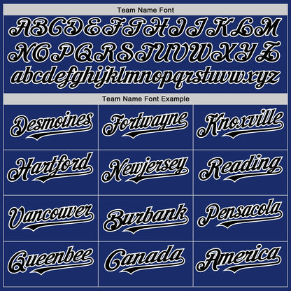 Custom Royal Black-White Authentic Sleeveless Baseball Jersey - Sky-Custom