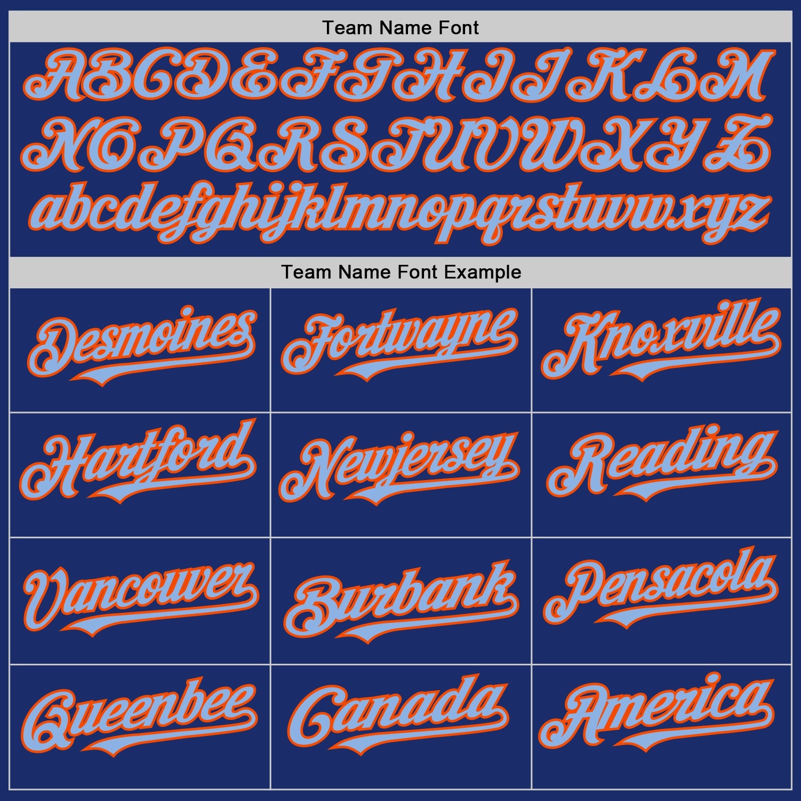 Custom Royal Light Blue-Orange Authentic Sleeveless Baseball Jersey - Sky-Custom