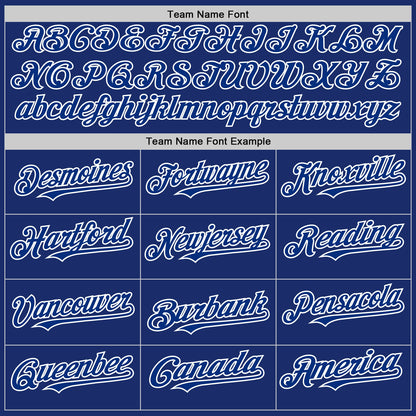 Custom Royal White Authentic Sleeveless Baseball Jersey - Sky-Custom