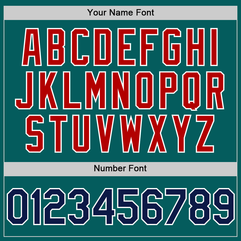 Custom Teal Navy-Red Authentic Sleeveless Baseball Jersey - Sky-Custom