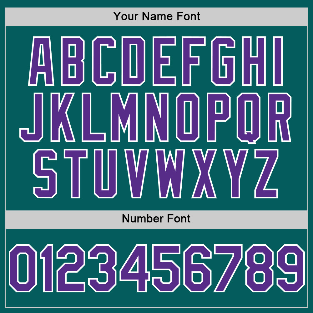 Custom Teal Purple-White Authentic Sleeveless Baseball Jersey - Sky-Custom