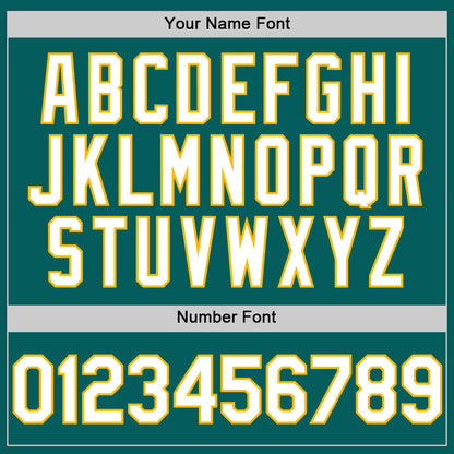 Custom Teal White-Gold Authentic Sleeveless Baseball Jersey - Sky-Custom