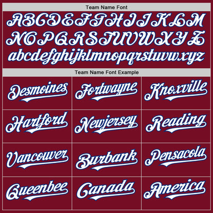 Custom Crimson White-Royal Authentic Sleeveless Baseball Jersey - Sky-Custom