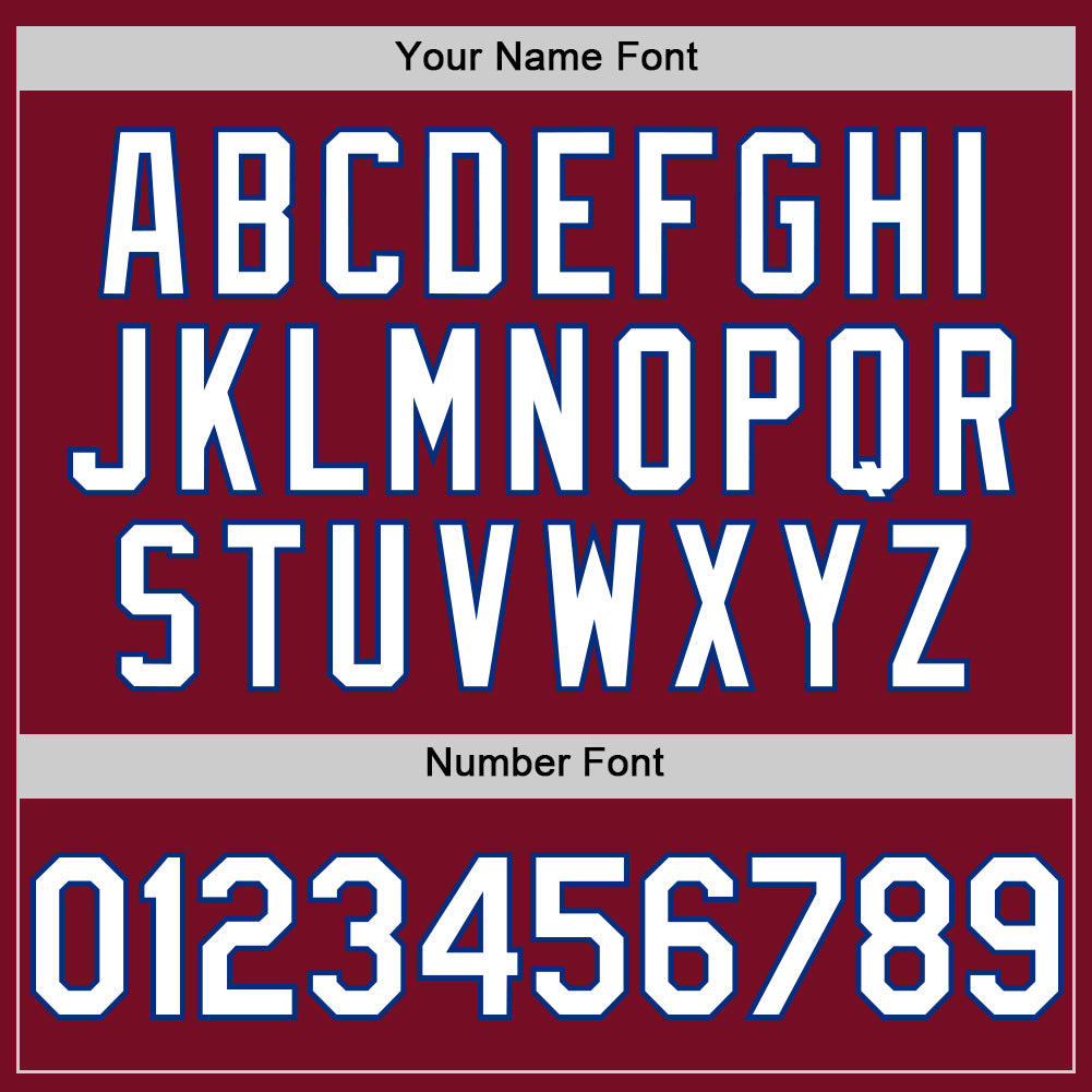 Custom Crimson White-Royal Authentic Sleeveless Baseball Jersey - Sky-Custom