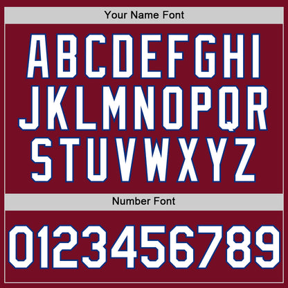 Custom Crimson White-Royal Authentic Sleeveless Baseball Jersey - Sky-Custom