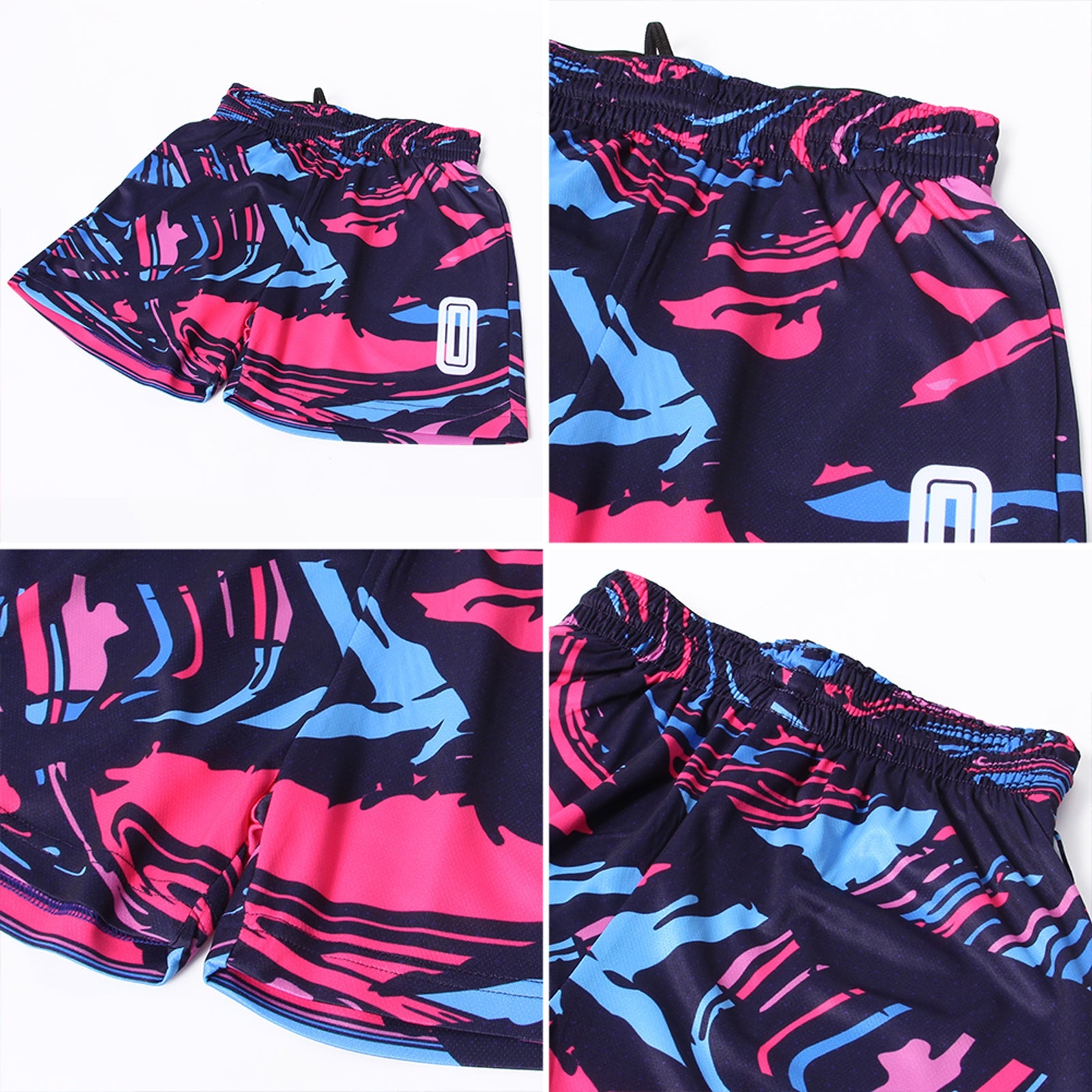 Custom Figure White-Pink Sublimation Soccer Uniform Jersey - Sky-Custom