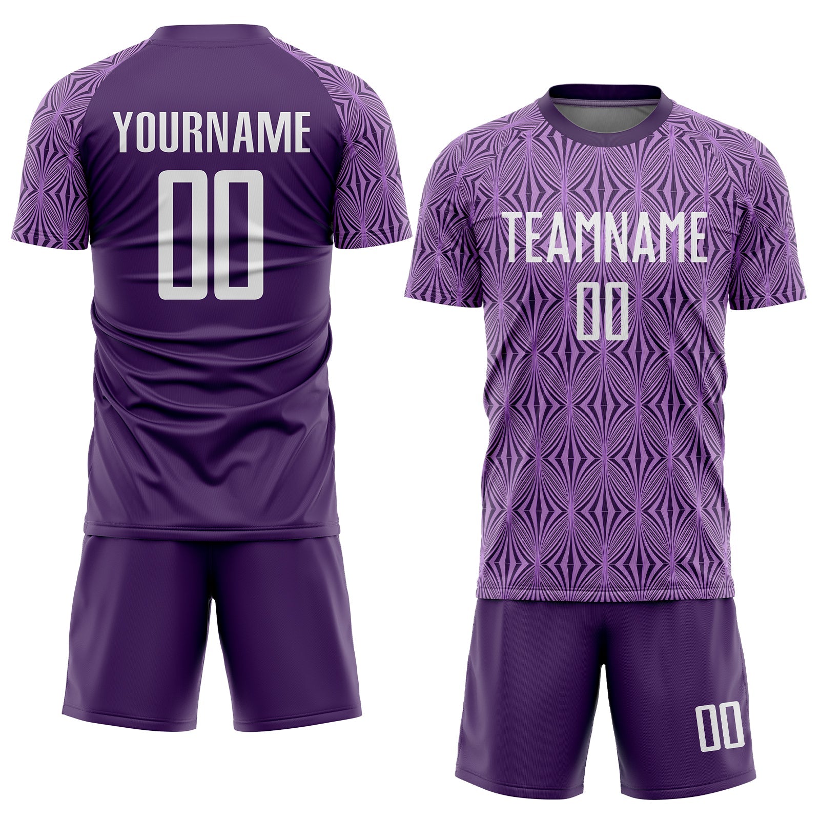 Custom Purple White Sublimation Soccer Uniform Jersey - Sky-Custom