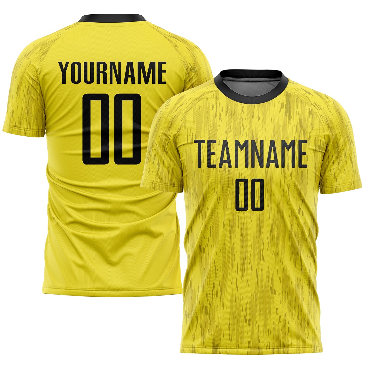 Custom Gold Black Sublimation Soccer Uniform Jersey - Sky-Custom