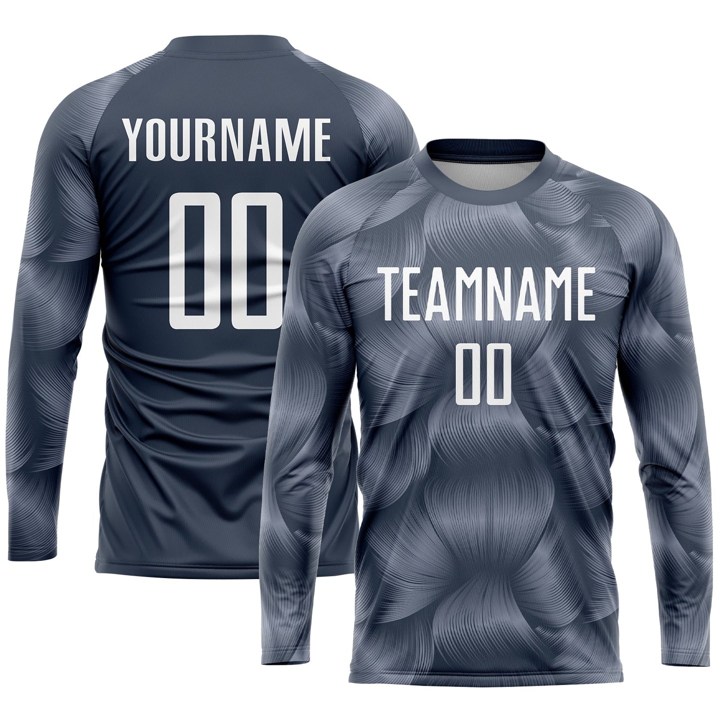 Custom Steel Gray White Sublimation Soccer Uniform Jersey - Sky-Custom