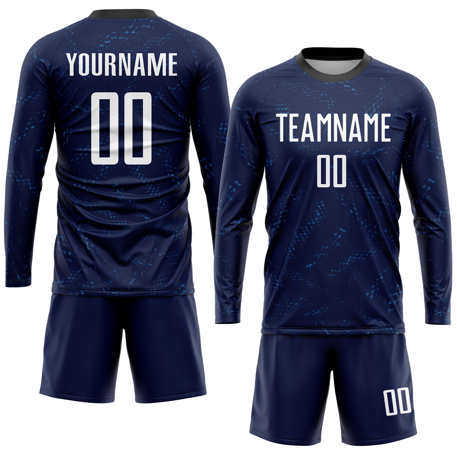 Custom Dark Purple White-Black Sublimation Soccer Uniform Jersey - Sky-Custom