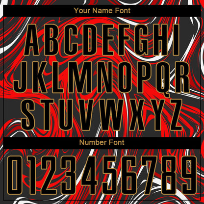 Custom Figure Black-Old Gold Sublimation Soccer Uniform Jersey - Sky-Custom