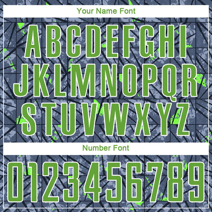 Custom Gray Neon Green-Black Sublimation Soccer Uniform Jersey - Sky-Custom